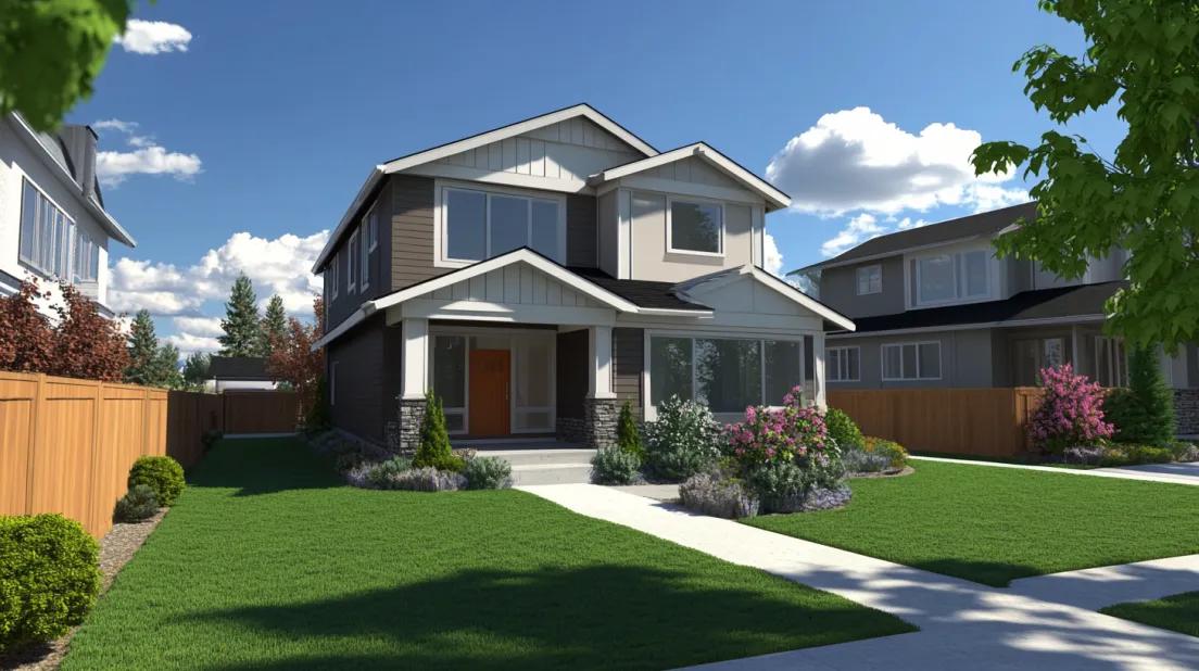 Modern two-story home