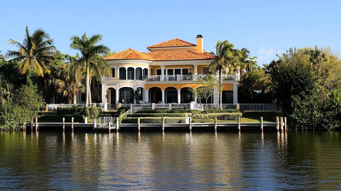 Home on a lake in Florida