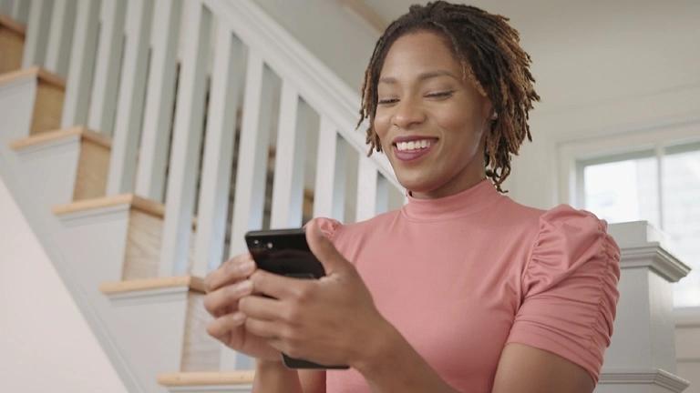man on phone connecting with operator on the other side