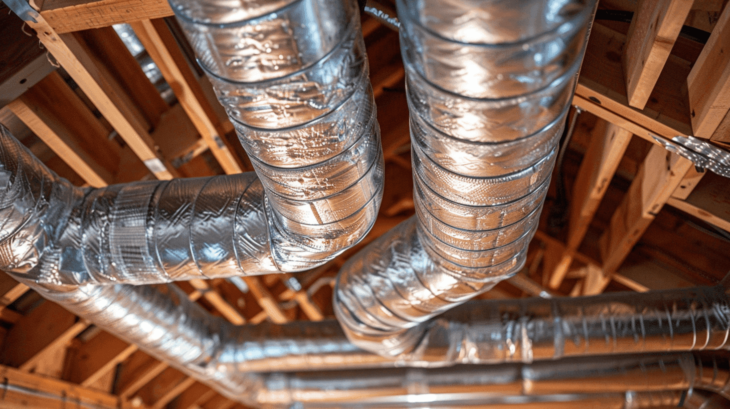 Air ducts inside a home