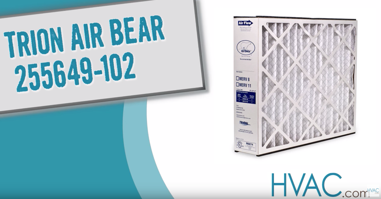 Trion Air Bear 255649 102 Furnace Filter Product Overview