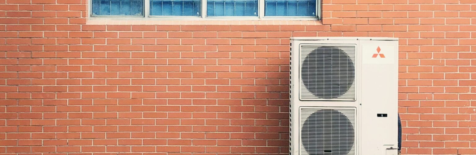hvac unit on a wall