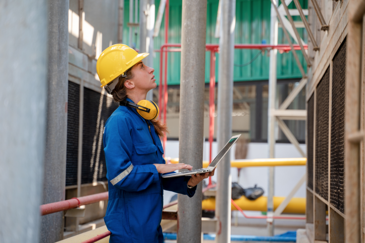 woman-inspecting-ac