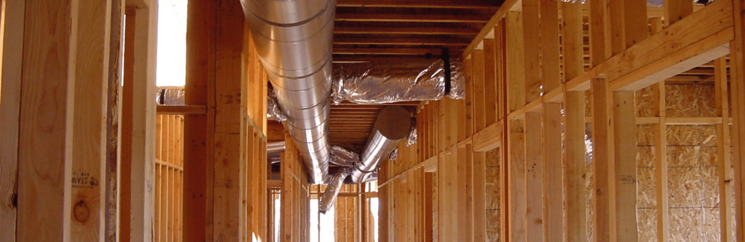 home ductwork in new construction