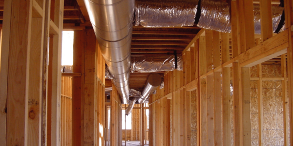 home ductwork in new construction