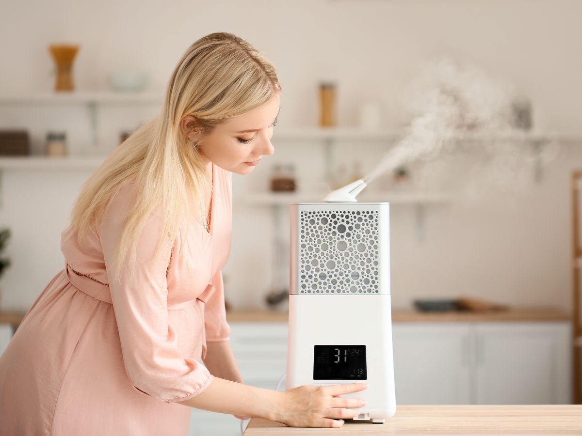 Small Humidifier for Bedroom/Home  Easy to Clean Room Humidifier