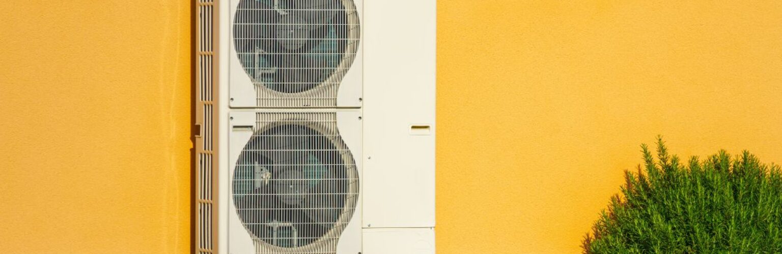 heat pumps outside