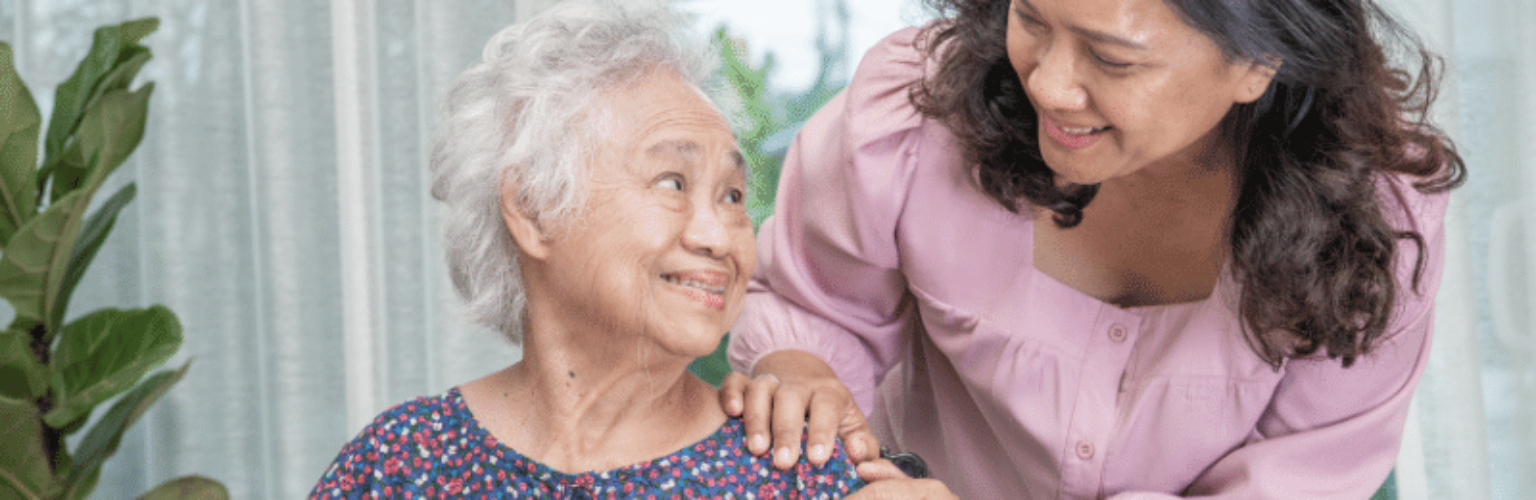 women comfortable at home