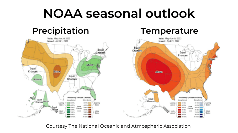 la nina weather map