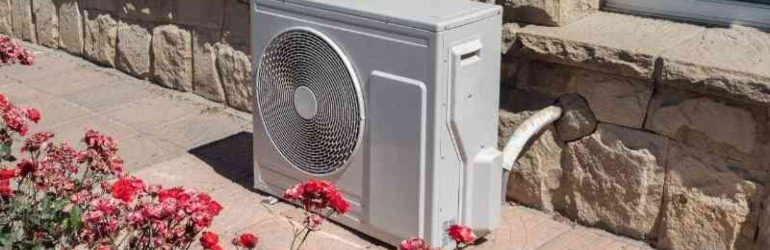 heat pump ouside