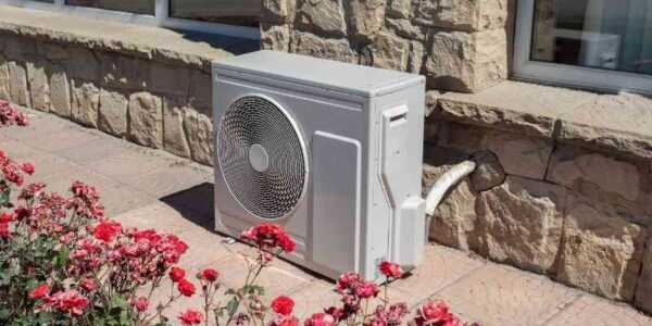 heat pump ouside