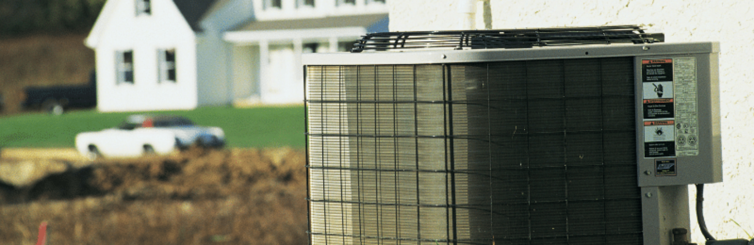 air conditioner condenser outside a home