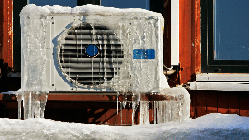 hvac in winter storm